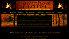 What Kaminholz-holzi.de website looked like in 2018 (5 years ago)