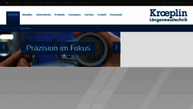 What Kroeplin.com website looked like in 2018 (6 years ago)