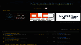 What Keypicking.com website looked like in 2018 (5 years ago)