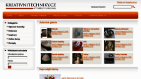 What Kreativnitechniky.cz website looked like in 2018 (5 years ago)