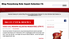 What Kelantanfa.com website looked like in 2018 (5 years ago)