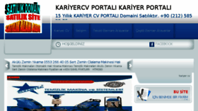 What Kariyercv.com website looked like in 2018 (6 years ago)