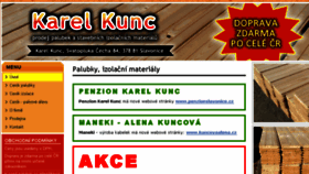 What Karelkunc.cz website looked like in 2018 (6 years ago)