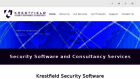What Krestfield.com website looked like in 2018 (6 years ago)