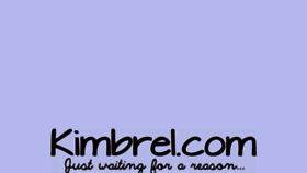 What Kimbrel.com website looked like in 2018 (5 years ago)