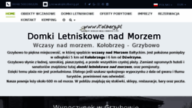 What Kolberg.pl website looked like in 2018 (6 years ago)