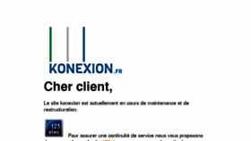 What Konexion.fr website looked like in 2018 (5 years ago)