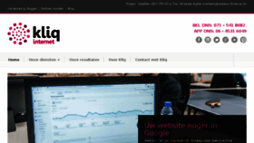 What Kliq.nl website looked like in 2018 (7 years ago)