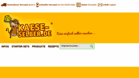 What Kaese-selber.de website looked like in 2018 (5 years ago)