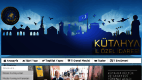 What Kutahyaozid.gov.tr website looked like in 2018 (5 years ago)
