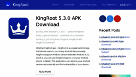 What Kingrootz.com website looked like in 2018 (5 years ago)