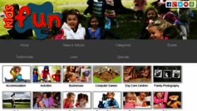 What Kids-fun-sa.co.za website looked like in 2018 (5 years ago)