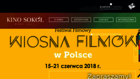 What Kino-sokol.pl website looked like in 2018 (5 years ago)