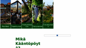 What Kaantopoyta.fi website looked like in 2018 (6 years ago)