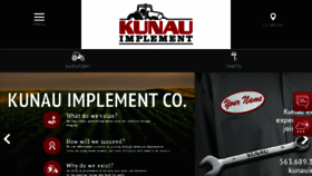 What Kunauimplement.com website looked like in 2018 (5 years ago)