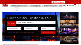 What Koeln-locations.com website looked like in 2018 (5 years ago)