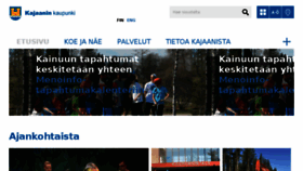 What Kajaani.fi website looked like in 2018 (5 years ago)