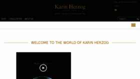 What Karinherzog.com website looked like in 2018 (5 years ago)