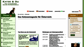 What Katze-und-du.at website looked like in 2018 (5 years ago)