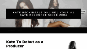 What Kbeckinsale.net website looked like in 2018 (5 years ago)