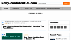 What Kelly-confidential.com website looked like in 2018 (5 years ago)