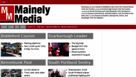 What Kennebunkpost.com website looked like in 2018 (5 years ago)