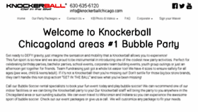 What Knockerballchicago.com website looked like in 2018 (5 years ago)