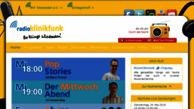 What Klinikfunk.de website looked like in 2018 (6 years ago)