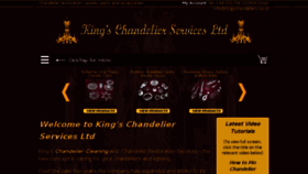 What Kingschandeliers.co.uk website looked like in 2018 (5 years ago)