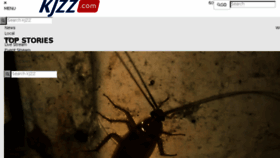 What Kjzz.com website looked like in 2018 (7 years ago)