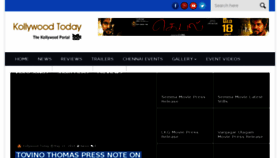 What Kollywoodtoday.com website looked like in 2018 (5 years ago)