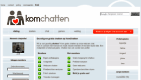 What Komchatten.nl website looked like in 2018 (5 years ago)