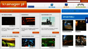 What Krainagier.pl website looked like in 2018 (5 years ago)
