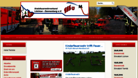 What Kreisfeuerwehr.de website looked like in 2018 (8 years ago)