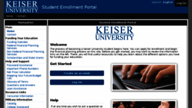 What Keiseruniversity.org website looked like in 2018 (5 years ago)