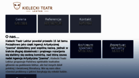 What Kieleckiteatrlektur.pl website looked like in 2018 (5 years ago)