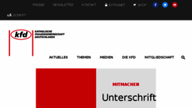 What Kfd-bundesverband.de website looked like in 2018 (5 years ago)