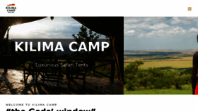 What Kilimacamp.com website looked like in 2018 (5 years ago)