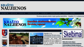 What Krastonaujienos.lt website looked like in 2018 (5 years ago)