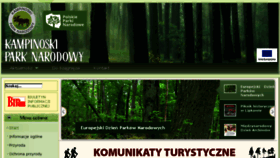 What Kampinoski-pn.gov.pl website looked like in 2018 (5 years ago)