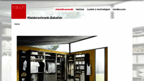What Kleiderschrank-zubehoershop.de website looked like in 2018 (5 years ago)