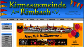What Kirmesgemeinde-rimbach.de website looked like in 2018 (5 years ago)