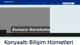 What Konyaaltibilisim.com website looked like in 2018 (5 years ago)
