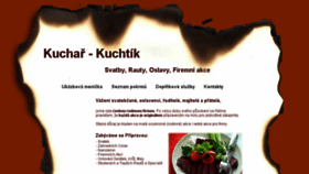 What Kuchar-kuchtik.cz website looked like in 2018 (5 years ago)