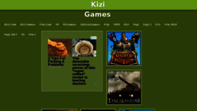 What Kizicomgames.org website looked like in 2018 (5 years ago)