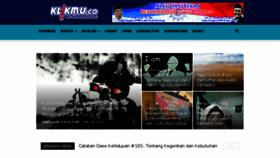 What Klikmu.co website looked like in 2018 (6 years ago)