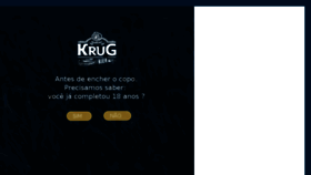 What Krug.com.br website looked like in 2018 (5 years ago)