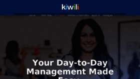 What Kiwili.com website looked like in 2018 (5 years ago)