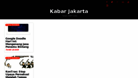 What Kabarjakarta.com website looked like in 2018 (5 years ago)