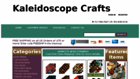 What Kaleidoscopecrafts.com website looked like in 2018 (5 years ago)